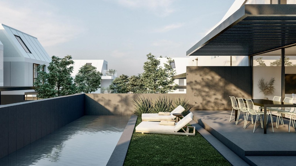 Terraza Privada y Piscina